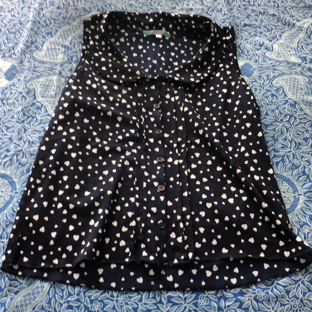 Heart Polka Dot blouse